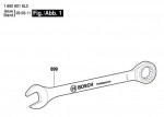 Bosch 1 600 A01 6L4 --- combination wrench Spare Parts